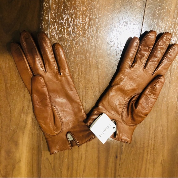 Brand new with Tag- Coach leather gloves - Picture 2 of 3